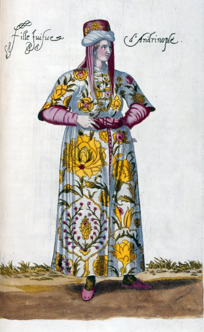Türkische Jüdin (Illustration) von Nicolas de Nicolay