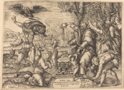 Das Opfer der Iphigenie von Nicolaus Beatrizet