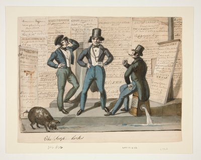 Die Seifenlocken oder Bowery Boys von Nicolino Calyo