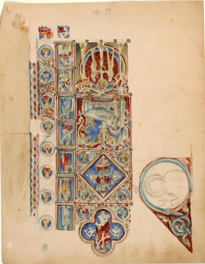 Kopie eines frühchristlichen Mosaiks von Niels Larsen Stevns