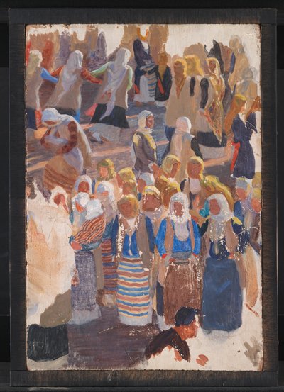 Gruppen tanzender Frauen. Megara von Niels Skovgaard