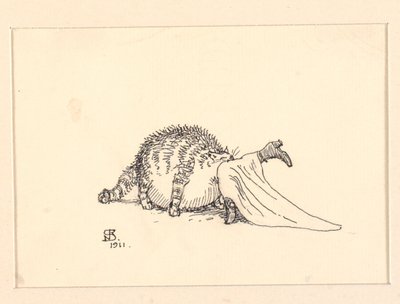 Illustration zu Der dicke Kater von Niels Skovgaard