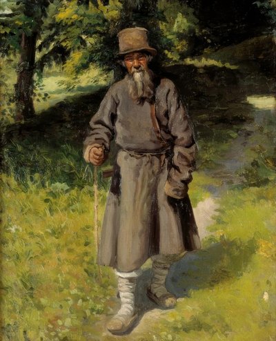 Der Wanderer von Nikolai Alexandrowitsch Jaroschenko