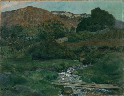 Helle Nacht in Jolster, ca. 1907 von Nikolai Astrup