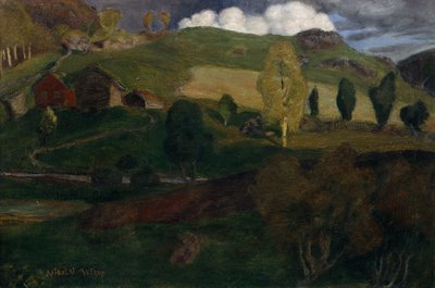 Frühlingsabend von Nikolai Astrup