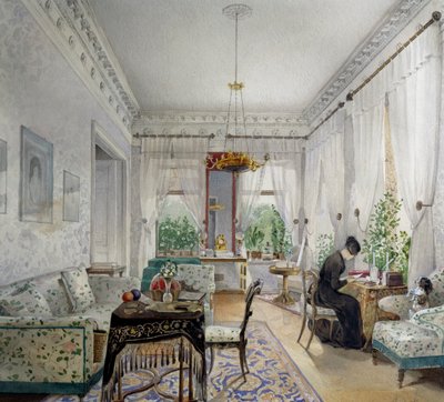 Interieur des Lopuchin-Hauses von Nikolai Ivanovich Tichobrazov