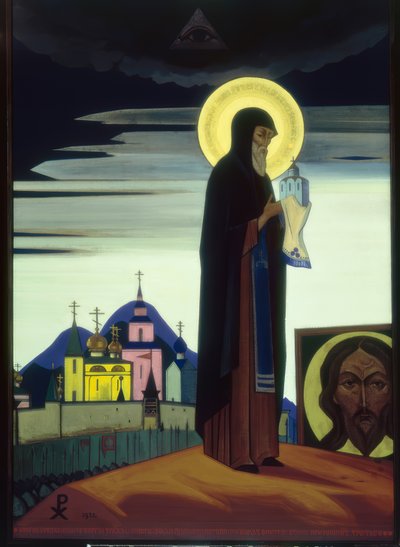 N.K. Roerich, Hl. Sergius von Radonesch von Nikolai Konstantinowitsch Roerich