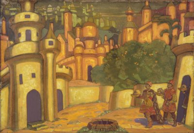 Opfergaben, 1910 von Nikolai Konstantinowitsch Roerich