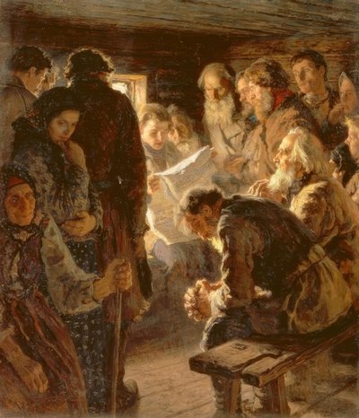 Nachrichten vom Kriegsschauplatz von Nikolai P. Bogdanow Bjelski