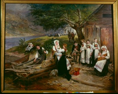 Auf dem Kirchhof von Nils Bergslien