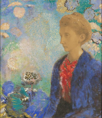 Baronne de Domecy, ca. 1900 von Odilon Redon