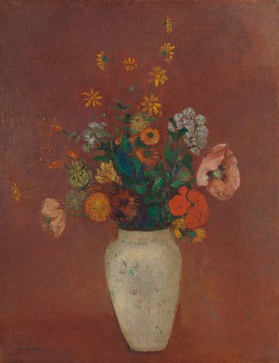 Blumenstrauß in einer chinesischen Vase, ca. 1912-14 von Odilon Redon