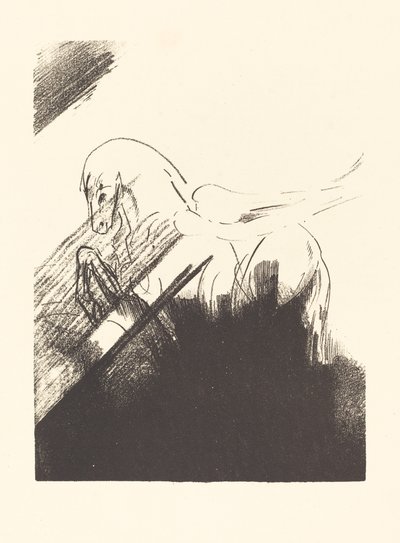 Geflügeltes Pferd von Odilon Redon