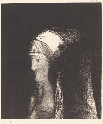 Druidin von Odilon Redon
