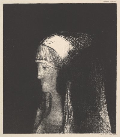 Druidesse, 1891 von Odilon Redon