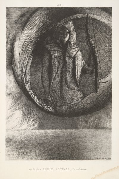 Und dort unten von Odilon Redon