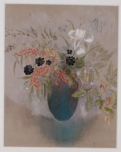 Blumen in einer Vase von Odilon Redon