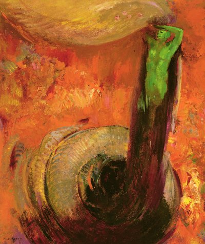 Grüner Tod, ca. 1905 von Odilon Redon