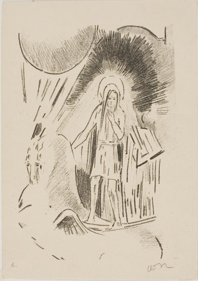 Mann auf Pegasus von Odilon Redon