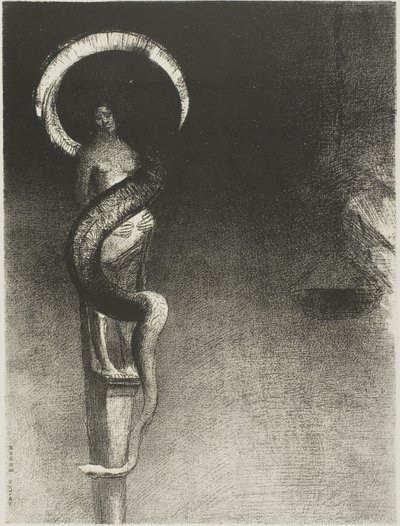 Schlangen-Heiligenschein von Odilon Redon