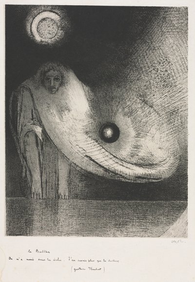Der Buddha, 1895 von Odilon Redon