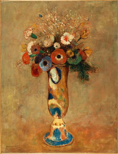 Blumenvase, 1912 von Odilon Redon