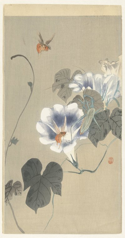 Insekten bei Winde von Ohara Koson