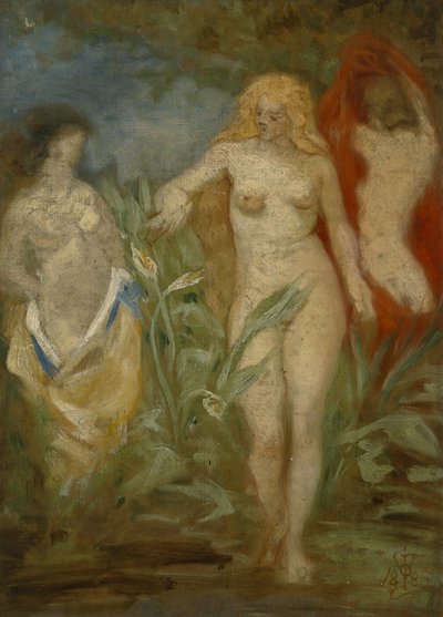 Nymphenmädchen von Olaf Isaachsen