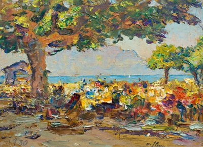 Markt in Vevey von Olga (1881 1941) Slomszynska