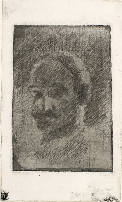 Porträt des Malers Henrik Schouboe von Oluf Hartmann