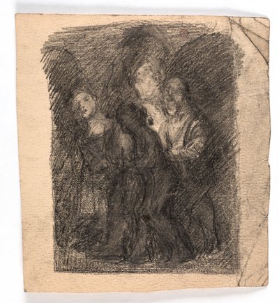 Skizze zu "Diogenes" von Oluf Hartmann