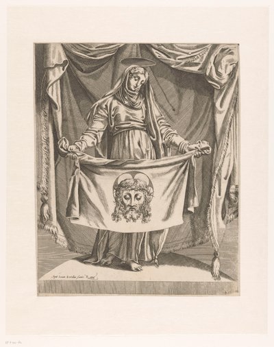 Veronika mit Schweißtuch von Orazio de Santis (attributed to)