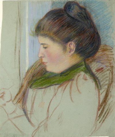 Kopf von Esther L. Pissarro, ca. 1920-1940 von Orovida Camille Pissarro