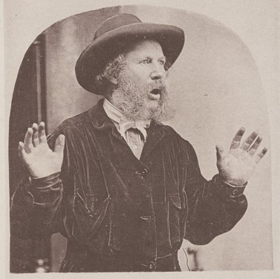 Überraschter Mann von Oscar Gustave Rejlander