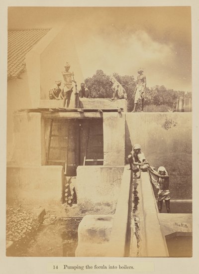 Pumpen der Stärke in Kessel von Oscar Mallitte