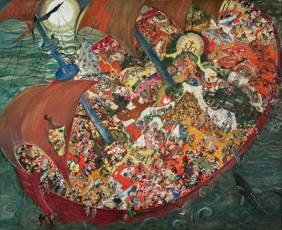 Das Narrenschiff von Oskar Laske