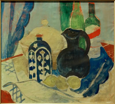 Stillleben mit Suppenterrine, Südfrankreich von Oskar Moll