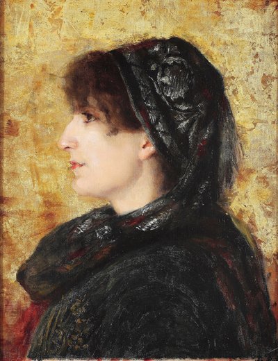 Porträt von Naile Hanim von Osman Hamdi Bey