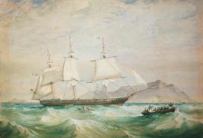 H.M.S. Hornet, 1861 von Oswald Walters Brierly