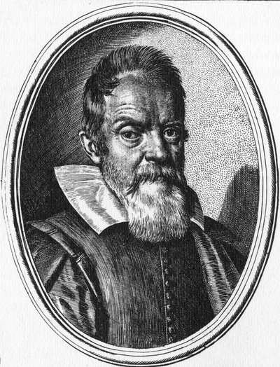 Galileo Galilei (Stich) von Ottavio (after) Leoni