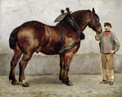 Das Arbeitspferd, 1866 von Otto Bache