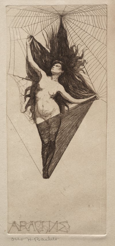 Arachne, 19. Jahrhundert von Otto H. Bacher