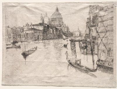 Eingang zum Canal Grande, Venedig von Otto H. Bacher
