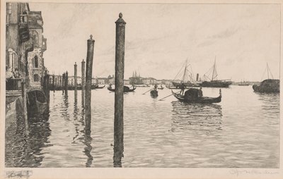 Canal Grande, Venedig von Otto Henry Bacher