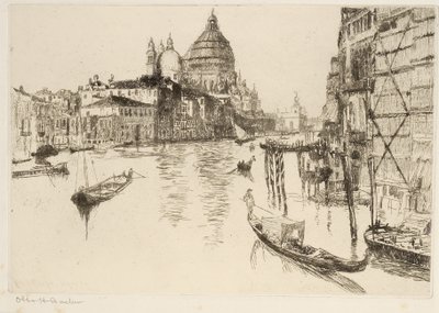 Großer Kanal, Venedig von Otto Henry Bacher
