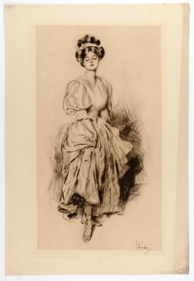 Tanzendes Mädchen von Otto J. Schneider