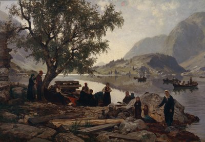 Teil des Fjords von Otto Ludvig Sinding