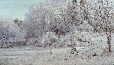 Schnee in München von Otto Ludvig Sinding