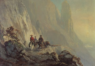 Am Rand des Berges, 1870 von Otto Sommer