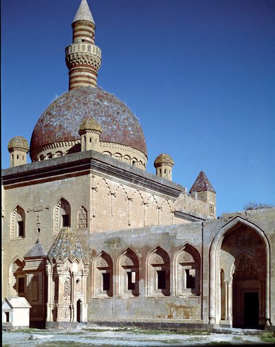 Hof und Moschee des Ishak-Pasa-Palastes von Ottoman School